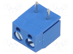 Connector: PCB terminal block; TB; 15A; 250V; terminal; PIN: 2