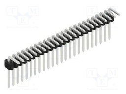 Connector: pin strips; pin header; male; PIN: 24; 1.27mm; THT; 1x24