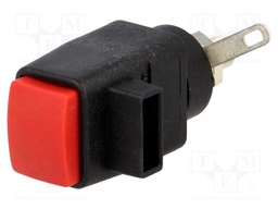 Laboratory clamp; red; 60VDC; 16A; Contacts: nickel; -25÷90°C