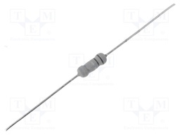 Resistor: metal oxide; THT; 330Ω; 1W; ±5%; Ø4x10mm; axial