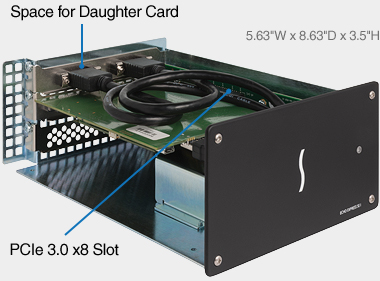 Echo Express SE1 Thunderbolt to PCIe card Expansion Chassis 