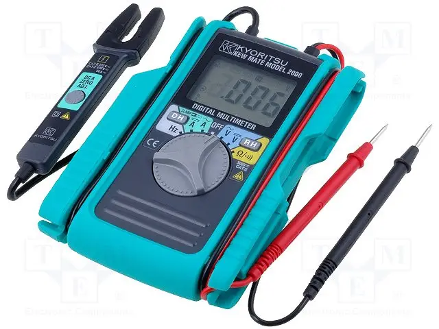 Multimeeter + ampertangid KEW 2000 AC DC