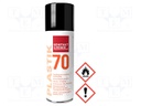 [74309-003] Protective coating; transparent; spray; 200ml; PLASTIK 70