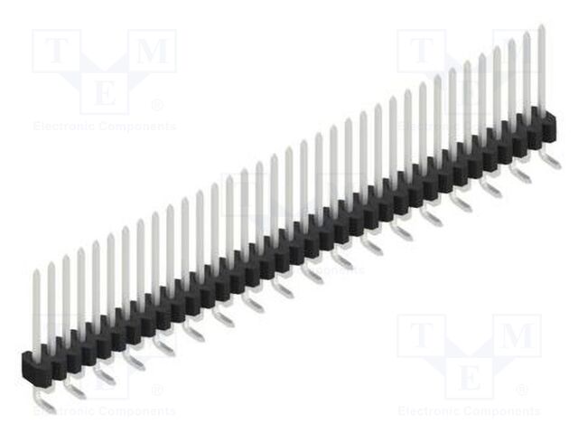 Connector: pin strips; pin header; male; PIN: 35; 1.27mm; SMT; 1x35
