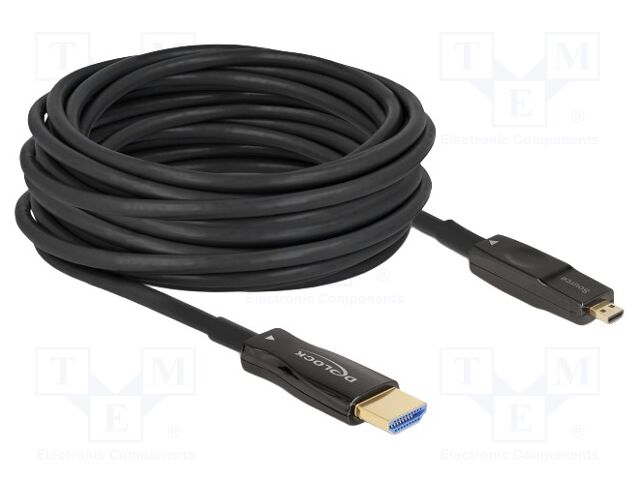Cable; HDMI plug,micro HDMI plug; HDMI 2.1,High Speed,optical