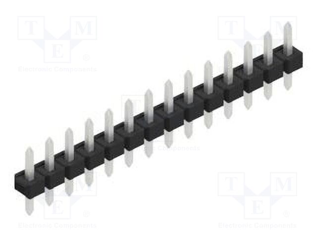 Connector: pin strips; pin header; male; PIN: 14; 2.54mm; THT; 1x14