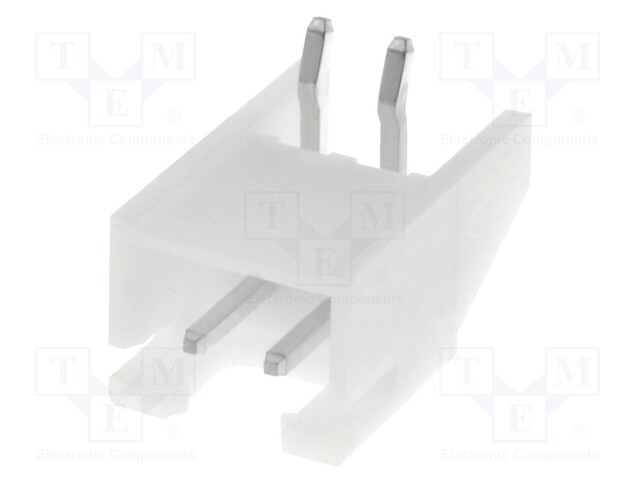 Socket; wire-board; male; XH; 2.5mm; PIN: 2; THT; 250V; 3A; -25÷85°C
