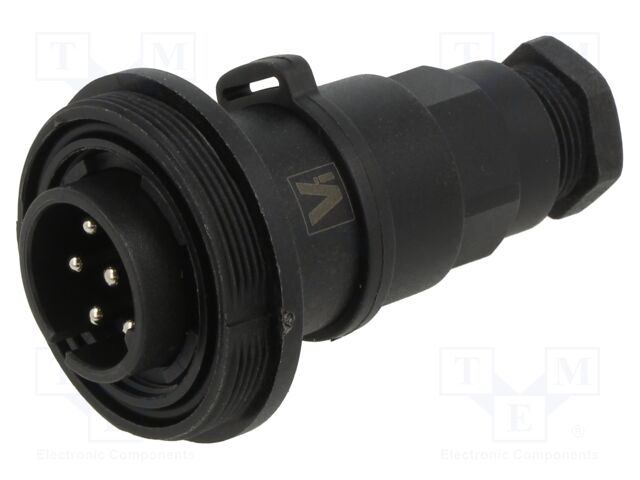 Connector: circular; plug; male; PIN: 7; 5A; 277V; IP68,IP69K; 6÷8mm