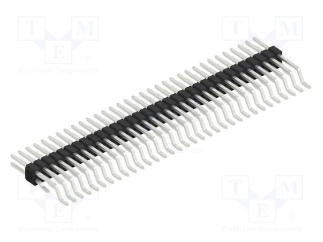 Connector: pin strips; pin header; male; PIN: 66; 1.27mm; SMT; 2x33