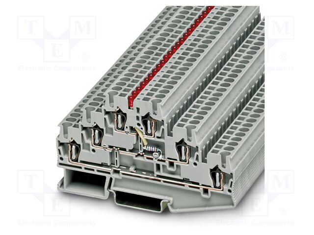 Splice terminal: rail; ST; PA; terminals: 6; W: 5.2mm; H: 99.5mm