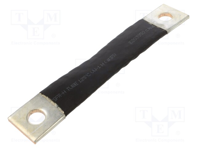 Braids; tape; 120mm2; Ø1: 17mm; Ø2: 17mm; L: 200mm; max.105°C; 20kV/mm