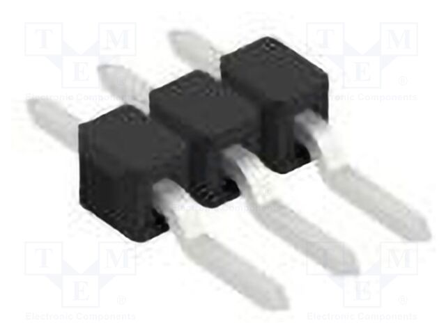 Connector: pin strips; pin header; male; PIN: 3; 2.54mm; SMT; 1x3