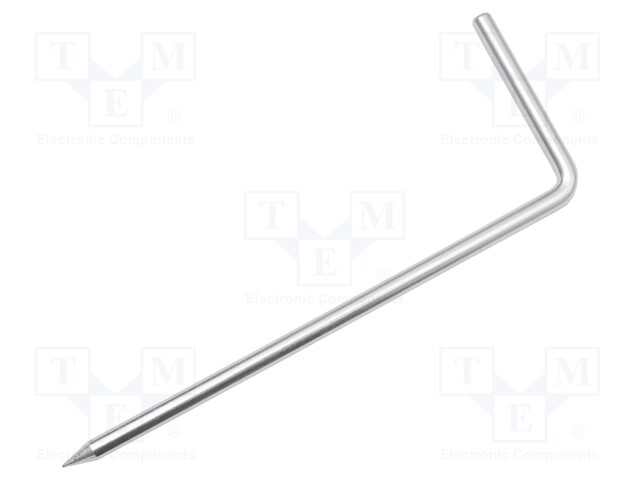 Probe: for measuring earth resistance; silver; 0.25m