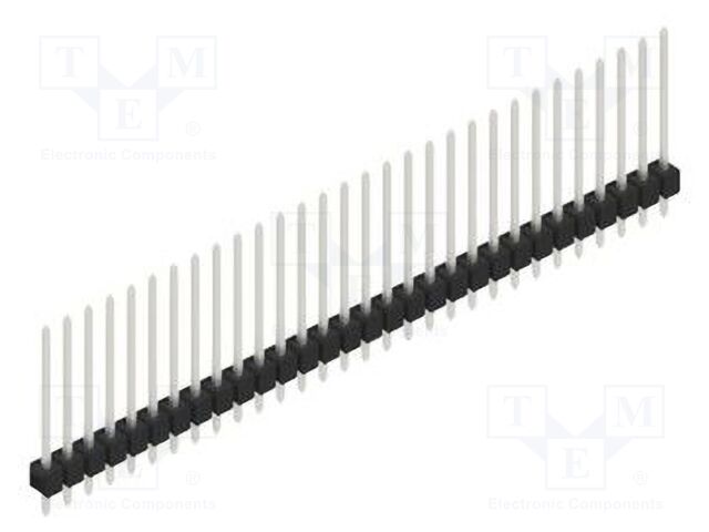 Connector: pin strips; pin header; male; PIN: 30; 2.54mm; THT; 1x30
