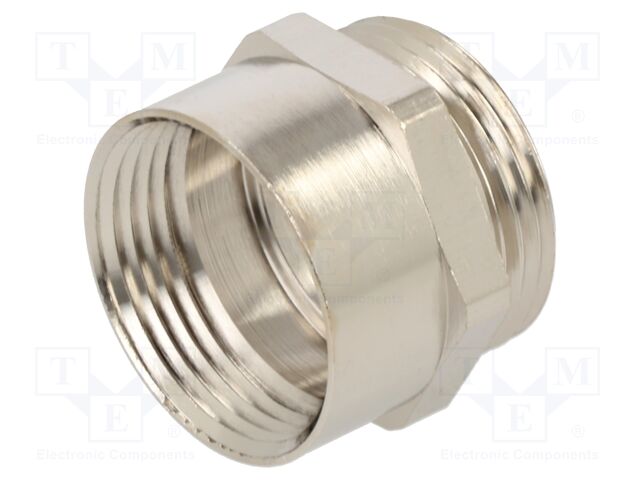 Threaded flange; PG16; brass; SKINDICHT® ZS; for cable glands