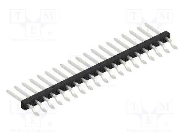 Connector: pin strips; pin header; male; PIN: 19; 2mm; SMT; 1x19