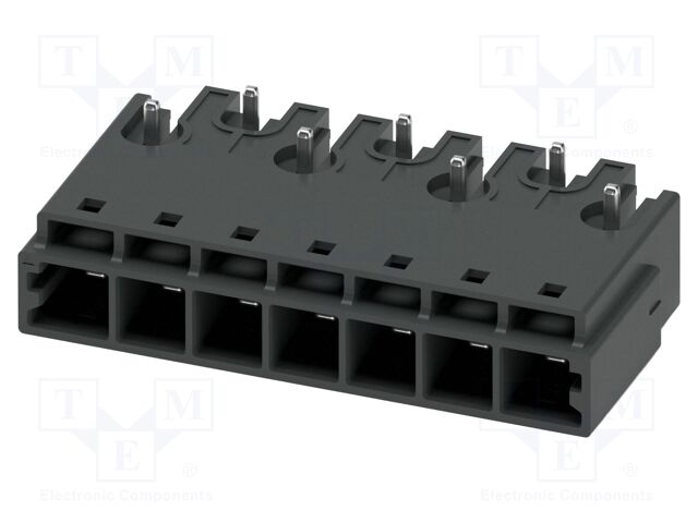 PCB headers, nominal cross section: 4 mm2, color: black, nom
