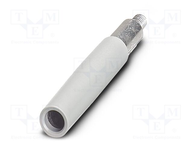 Test socket; screw terminal; PA; ways: 1; W: 6mm; H: 6mm