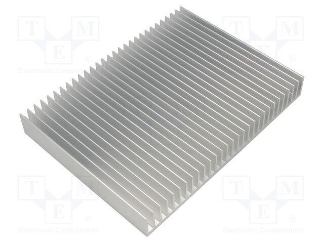 Heatsink: extruded; grilled; aluminium; L: 150mm; W: 200mm; H: 25mm