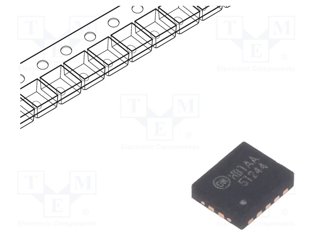 IC: digital; Channels: 5; 1.1÷3.6VDC; SMD; DQFN14; -40÷85°C; OUT: 5