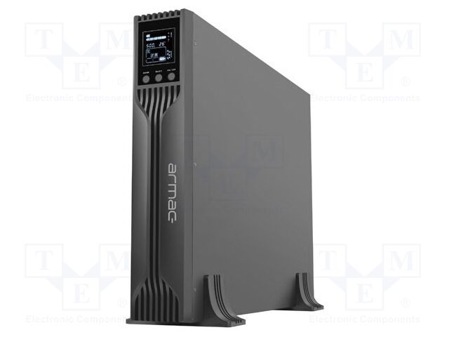 Power supply: UPS; 1400W; 2000VA; 208÷240V; 530x440x88mm; 9Ah; 8h