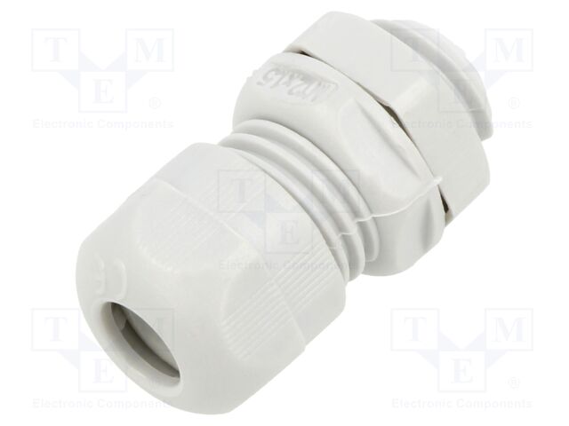 Cable gland; M12; 1.5; IP68; PA; grey