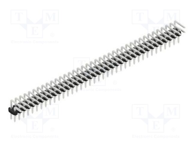 Connector: pin strips; pin header; male; PIN: 76; 2mm; THT; 2x38