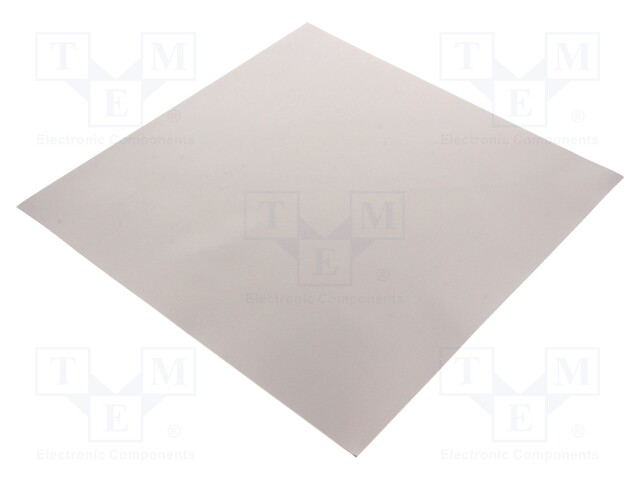 Shielding mat; 240x240x0.3mm; Permeability: 20; self-adhesive