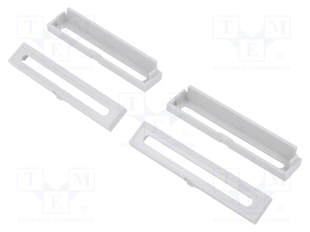 Terminals cover; light grey; UL94V-0; Mat: ABS; Pcs: 4