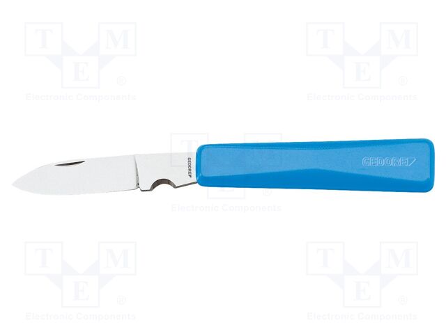 Knife; for wire stripping; 200mm; folding