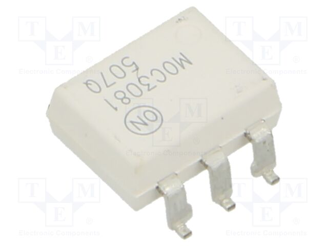 Optotriac; 4.17kV; Uout: 800V; SMT6; Ch: 1; MOC3081M; tube