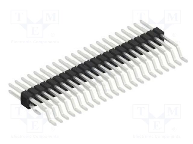 Connector: pin strips; pin header; male; PIN: 44; 1.27mm; SMT; 2x22