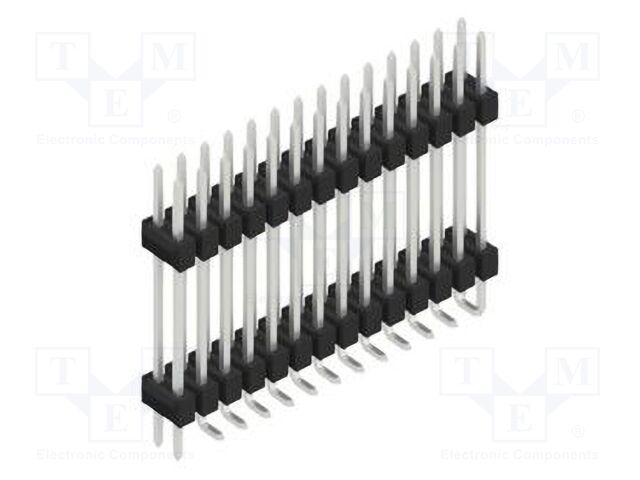 Connector: pin strips; pin header; male; PIN: 28; 2.54mm; SMT; 2x14