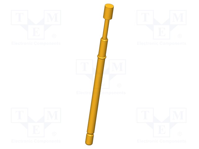 Test needle; Operational spring compression: 4mm; 5A; Ø: 2mm; 0.6N
