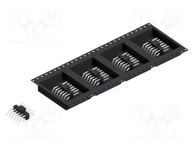 Connector: pin strips; pin header; male; PIN: 12; 2.54mm; SMT; 2x6