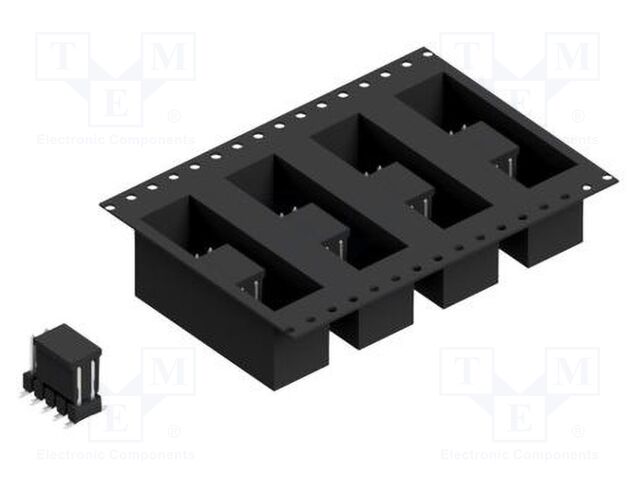 Connector: pin strips; pin header; male; PIN: 10; 2.54mm; SMT; 2x5
