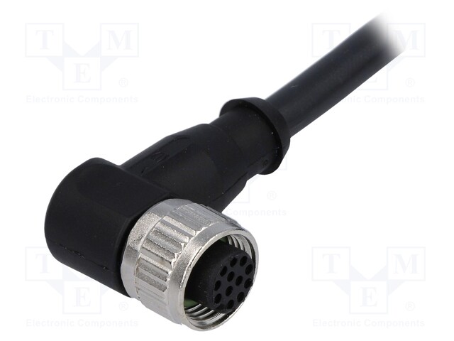 Plug; M12; PIN: 12; female; A code-DeviceNet / CANopen; 5m; cables