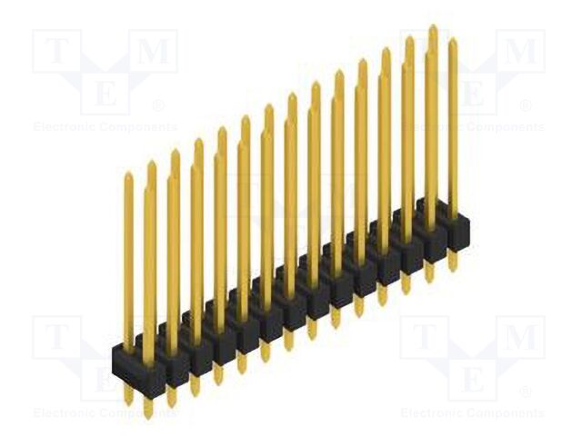 Connector: pin strips; pin header; male; PIN: 28; 2.54mm; THT; 2x14