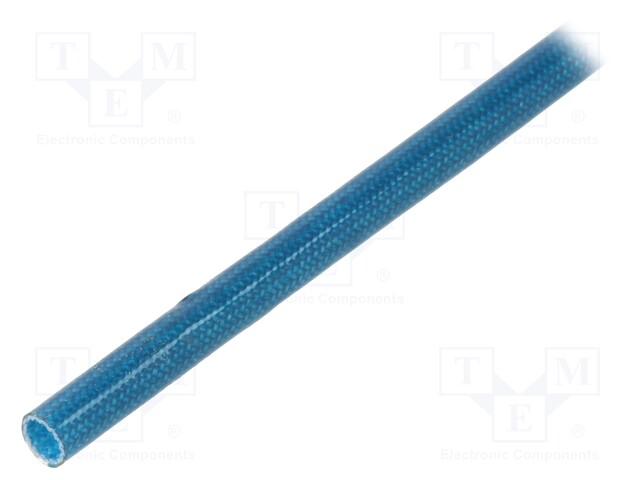 Insulating tube; blue; -20÷155°C; Øint: 3mm; L: 100m