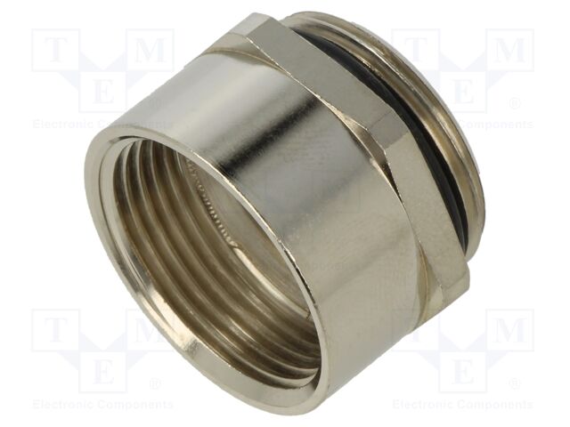 Thread adapter; M25; M25; brass; Plating: nickel; EPIC® Collar