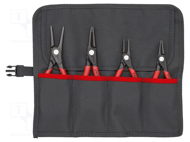 Kit: pliers; Pcs: 4; for circlip