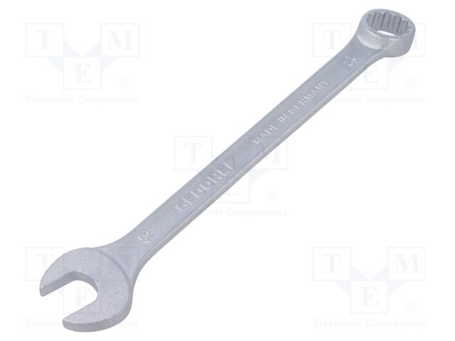 Wrench; combination spanner; 13mm; tool steel; thin; 7 MM; L: 170mm