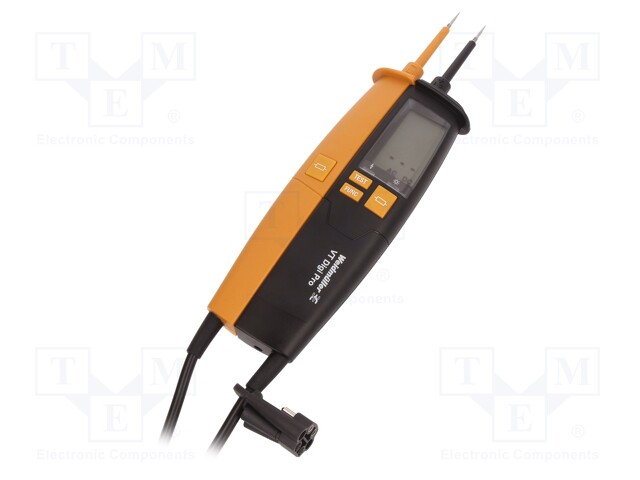 Tester: electrical; LCD; VAC: 1÷1000V; VDC: 1÷1000V; IP65; batteries