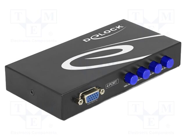 Switch; bidirectional; Full HD 1080p; black; metal