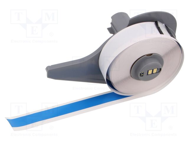 Tape; 12.7mm; 15.24m; light-blue; self-adhesive; -40÷82°C