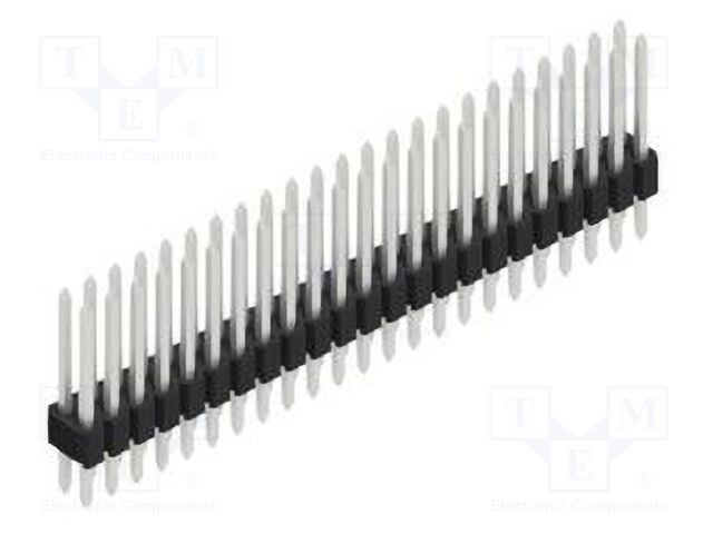 Connector: pin strips; pin header; male; PIN: 46; 1.27mm; THT; 2x23