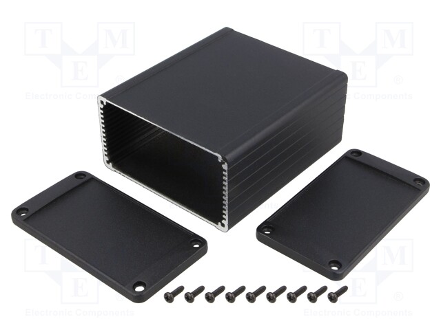 Enclosure: shielding; X: 104mm; Y: 120mm; Z: 55mm; aluminium; black