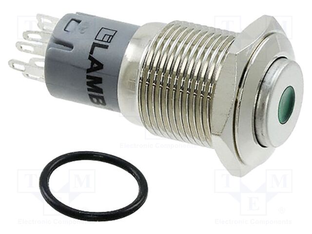 Switch: vandal resistant; Pos: 2; DPDT; 2A/48VDC; IP40; ON-(ON)