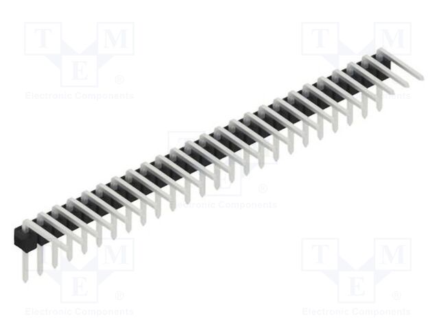 Connector: pin strips; pin header; male; PIN: 25; 2.54mm; THT; 1x25