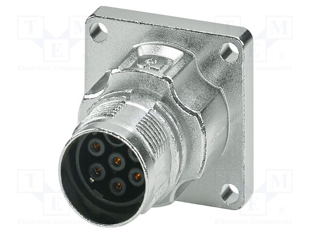 Connector: M17; socket; M17 PRO; PIN: 7; 630V; 14A; IP67; 6+PE